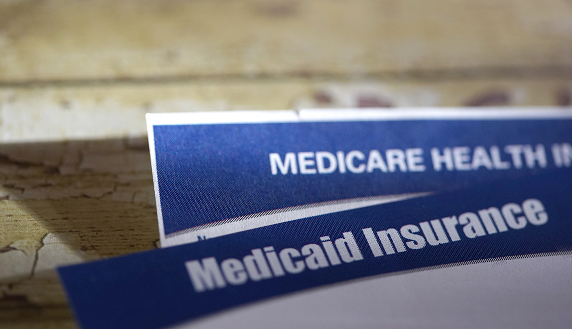 Medicare and Medicaid cards