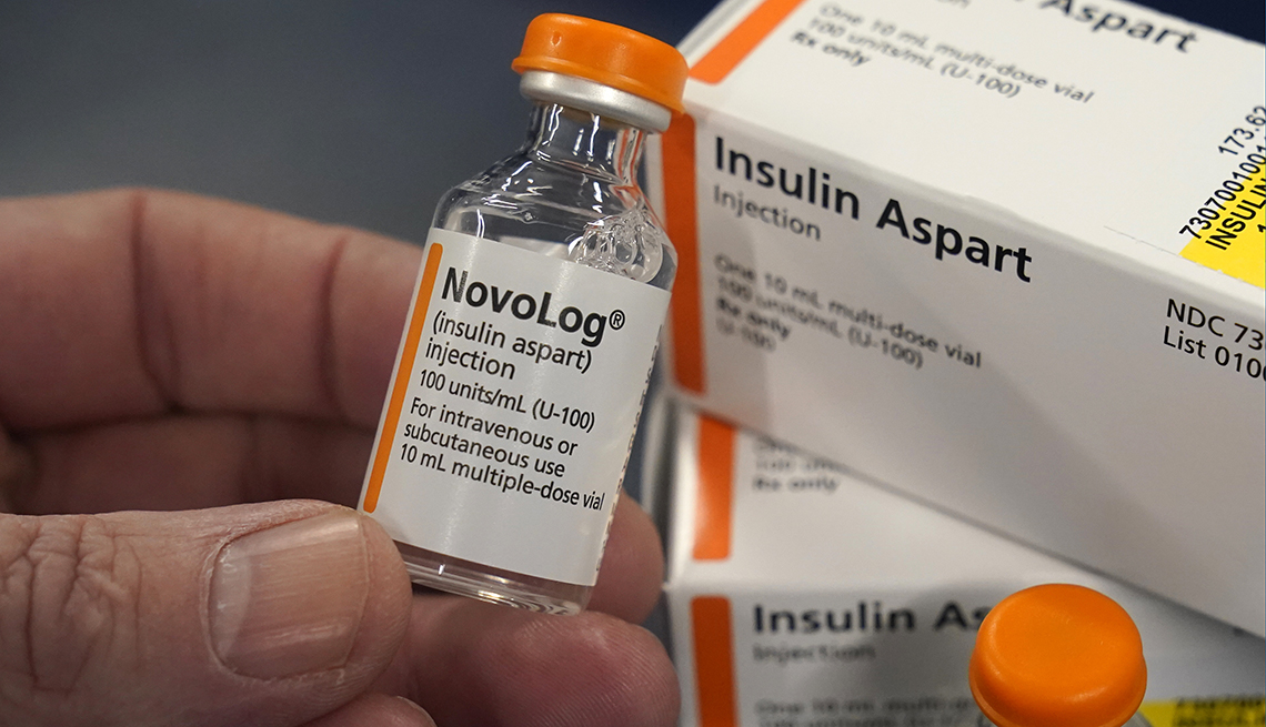Insulin is displayed at Pucci's Pharmacy in Sacramento, Calif., July 8, 2022. The recent passage of legislation that would limit the cost of insulin for Medicare patients has renewed hope for advocates pushing for Congress to do more. 