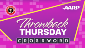 Throwback Thursday crossword game for rewards
